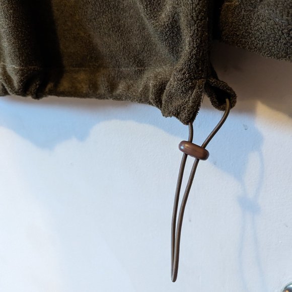 CACHAREL - Half zip waist adjustable green sweater - Sz M - Picture 5 of 8